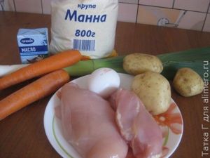 Суп с клецками