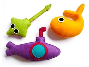 Игрушки из фетра, идеи.