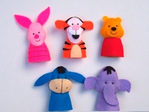 Игрушки из фетра, идеи.