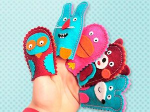 Игрушки из фетра, идеи.