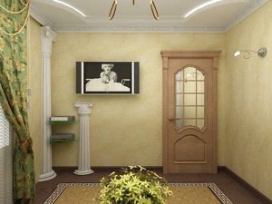 Интерьер квартиры с колоннами