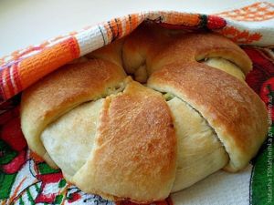 пирог с грибами