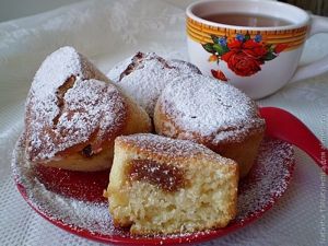 кексы с начинкой