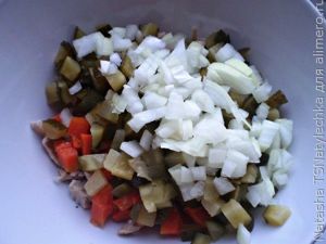 Салат из кальмаров