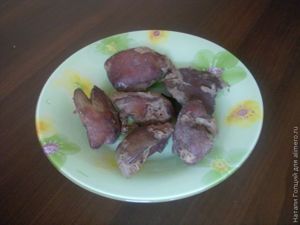 Салат из индюшиной печени - 2 Салат из индюшиной печени - 2