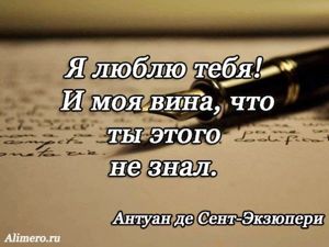 Цитаты Экзюпери