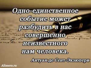 Цитаты Экзюпери