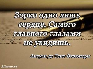 Цитаты Экзюпери