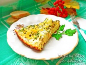 омлет с цветной капустой