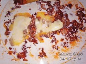 макароны с соусом