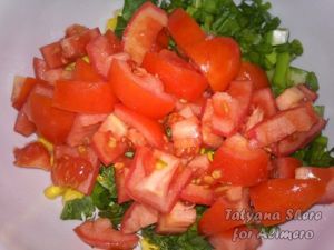 Салат с кукурузой и сыром