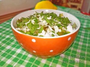 Салат из пекинской капусты и сулугуни
