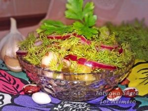 Салат с фасолью
