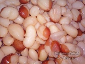 Вкусная гречка с фасолью