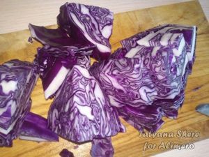 Салат из синей капусты