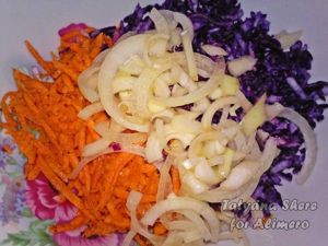 Салат из синей капусты