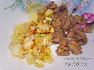 Омлет с грибами в духовке