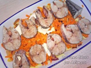Скумбрия с картошкой в духовке