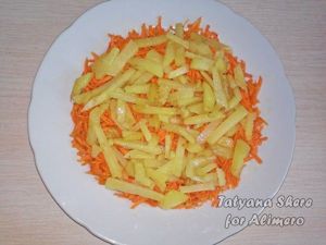 Салат Новогодние часы