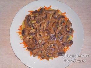 Салат Новогодние часы