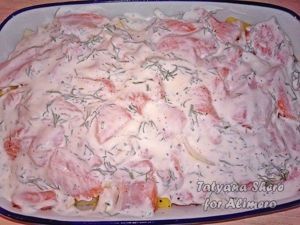 Сёмга с картофелем