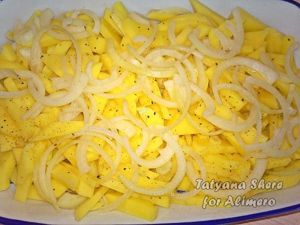 Сёмга с картофелем