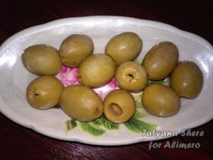 Гороховый суп с оливками