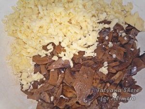 Блины с грибами
