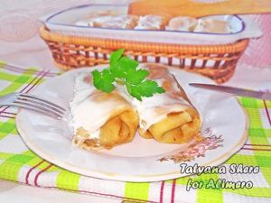 Блины с грибами