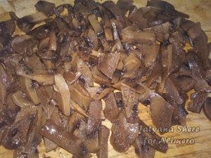 Блины с грибами