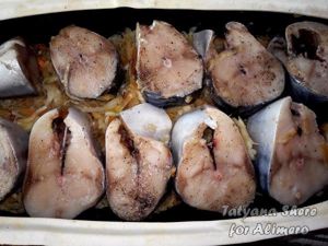 Запечённая скумбрия