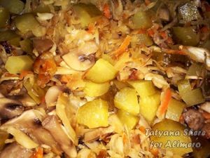 Капуста тушеная