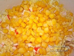 Салат с крабовыми палочками