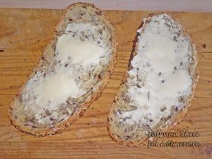 Гренки с сыром