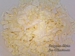 Салат из пекинской капусты
