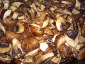 Кукурузная каша с грибами