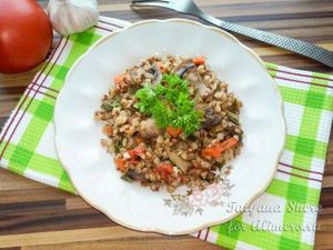 Гречка с грибами
