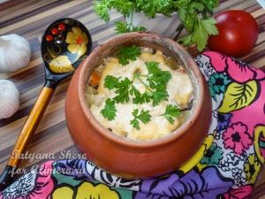 Картофель в горшочках