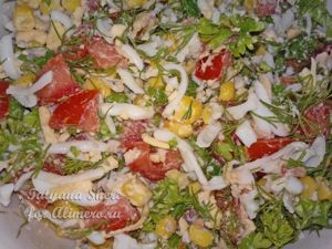 Салат с сыром
