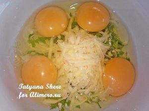 Омлет с грибами