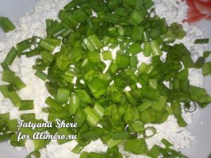 Сырники с зеленым луком