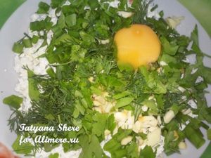 Сырники с зеленым луком