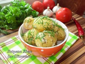 Молодая картошка в духовке