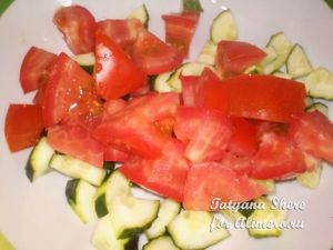 Салат с зелёным горошком