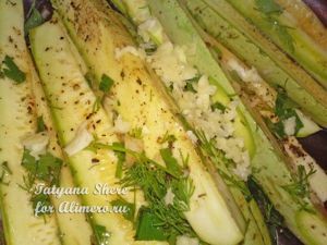 Запеченные кабачки с сыром