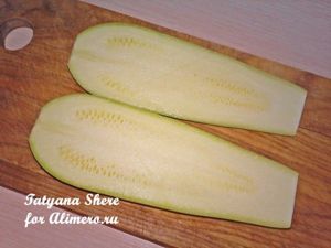 Лодочки из кабачков
