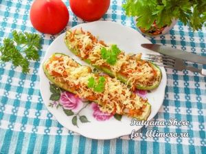 Запеченные кабачки