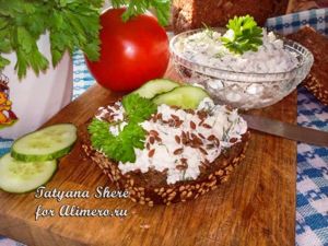 Рецепт паштета из творога