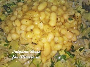 Фасоль с овощами