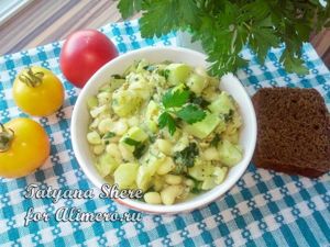 Фасоль с овощами
